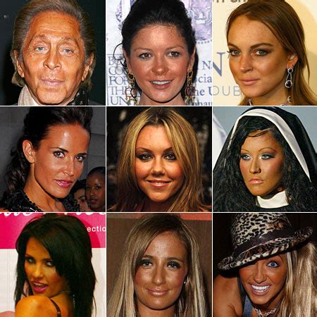 fake tan celebrities